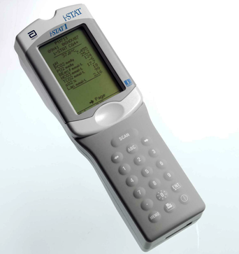 Abbott i-STAT point-of-care analyzer